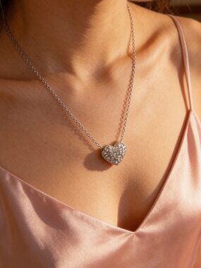 Reversible Heart Pendant Necklace